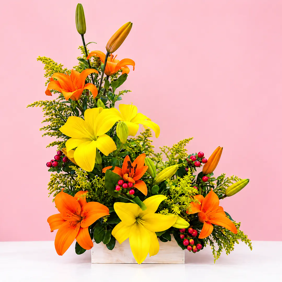 🌺☀️ Arreglo Floral Amanecer de Ensueño 1
