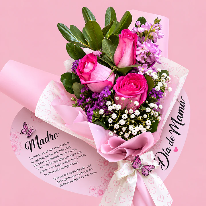🌸💕 Ramo Floral Mi Primer Amor, Mamá ❤️ 3