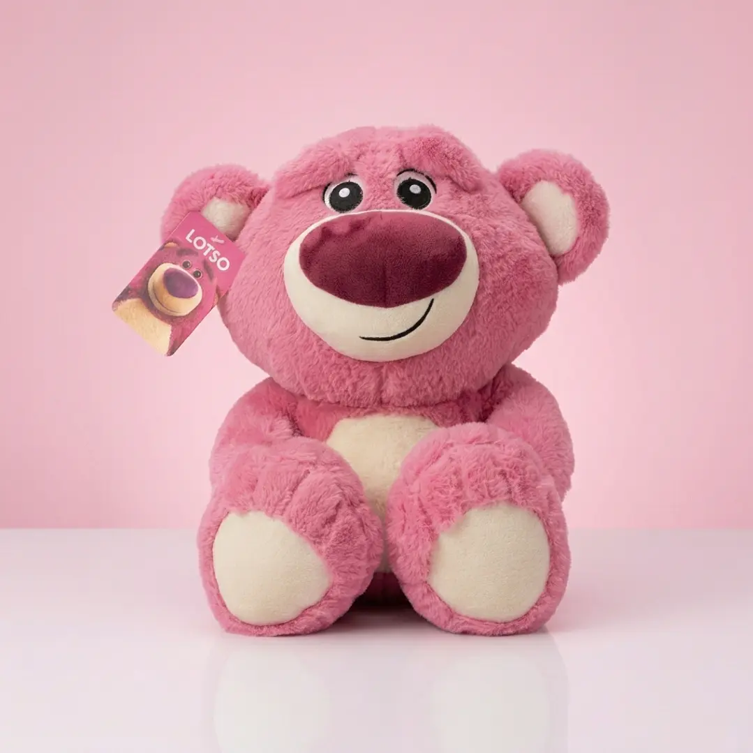 🧸💗 Oso Lotso de Peluche Rosa – Un Abrazo Lleno de Dulzura 1