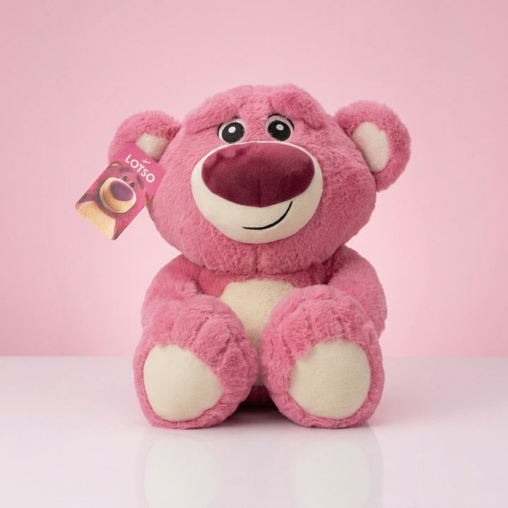 🧸💗 Oso Lotso de Peluche Rosa – Un Abrazo Lleno de Dulzura 1