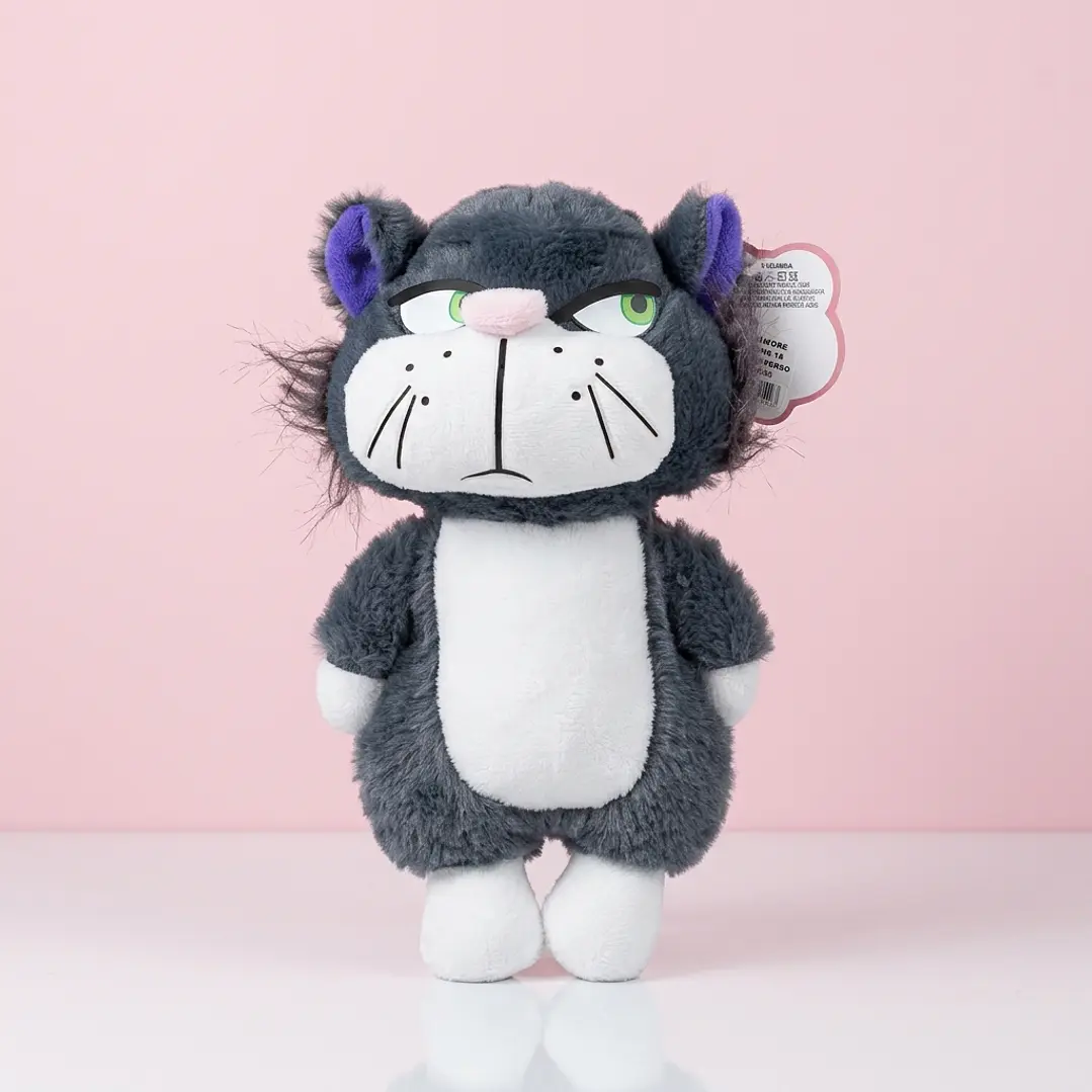 🐱🖤 Peluche Lucifer – El Travieso Gatito de Cenicienta 1