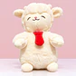 🐑 Ovejita de Peluche Crema con Bufanda Roja ❤️ - Miniatura 1