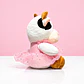 🐮🎀 Vaquita Bailarina de Peluche – Vestido Rosado  💕 - Miniatura 2