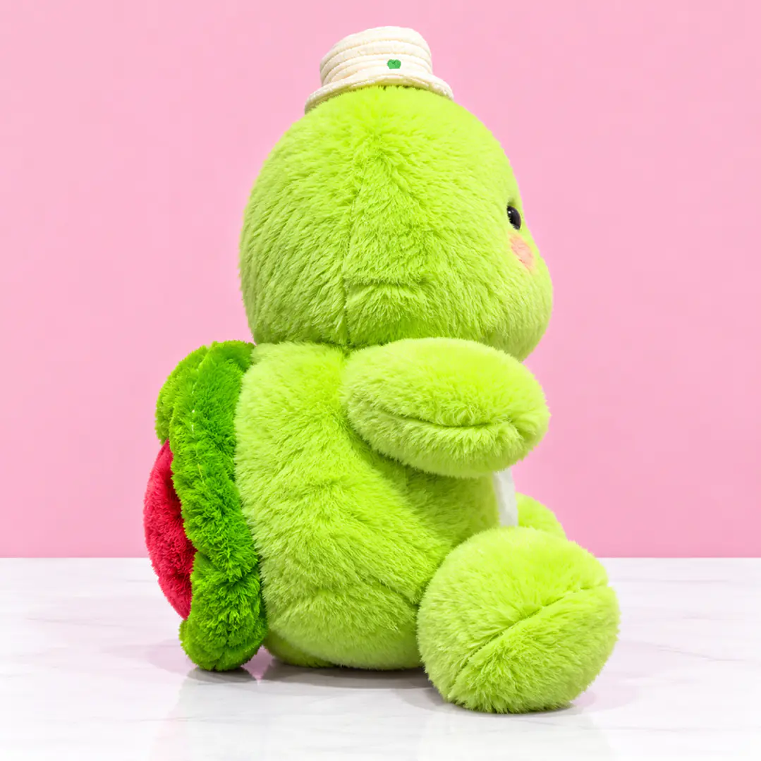 🐢💚 Tortuga de Peluche Verde con Sombrerito – Un Abrazo Lleno de Ternura 2
