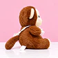 🐵🎀 Monito de Peluche con Pañuelo de Cuadros – Dulce y Tierno 💕 - Miniatura 2