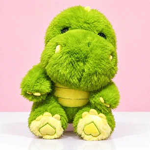 🦖💚 Dinosaurio de Peluche Verde – Un Abrazo Prehistórico Lleno de Ternura