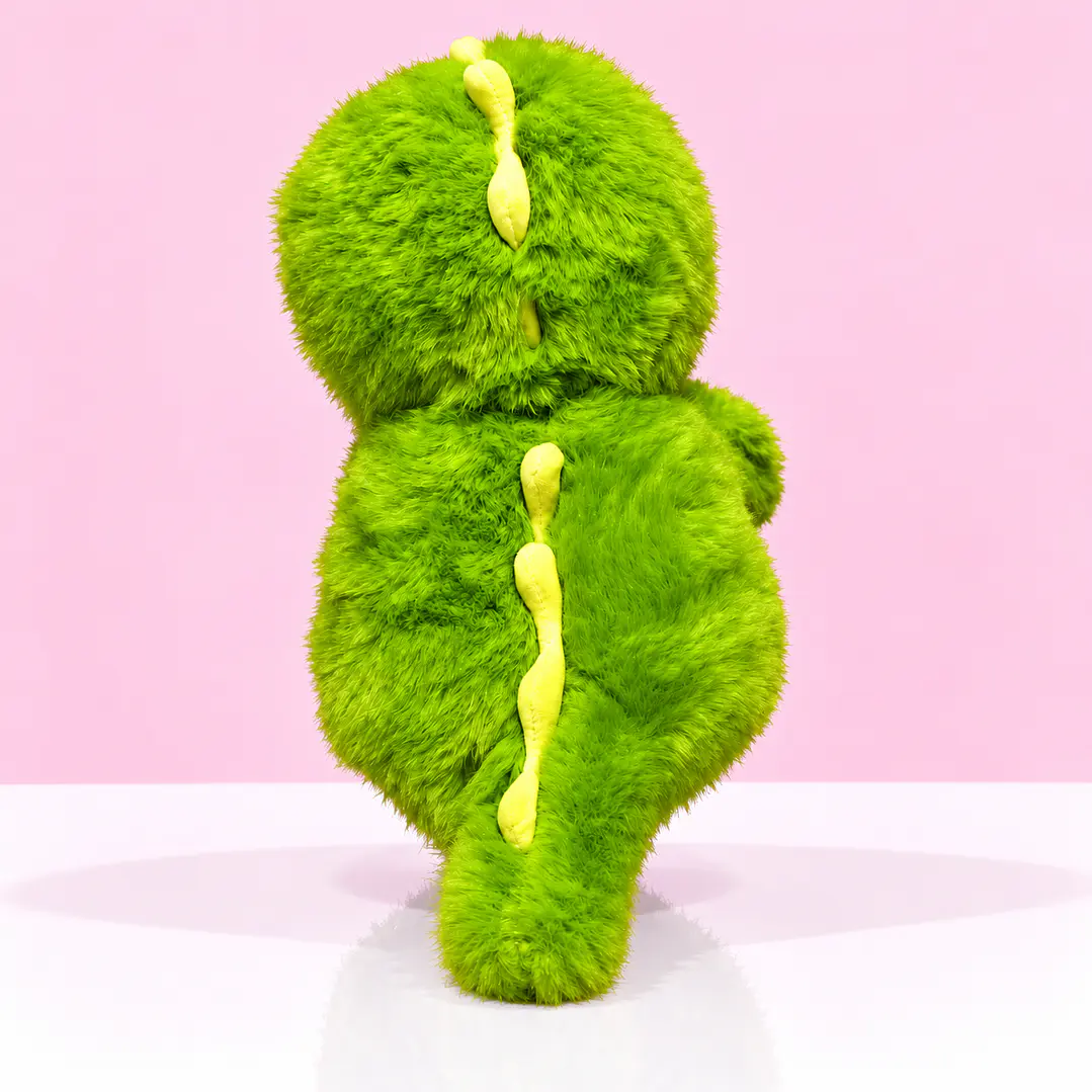 🦖💚 Dinosaurio de Peluche Verde – Un Abrazo Prehistórico Lleno de Ternura 3