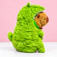 🦖🐻 Capibara de Peluche Siendo Comida por un Dinosaurio – Ternura y Diversión 💚 - Miniatura 2