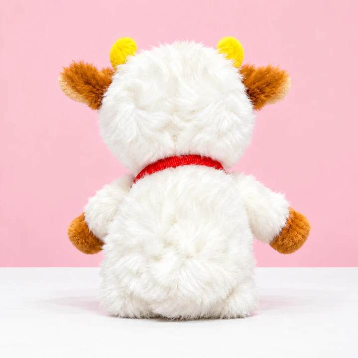 🐮🍓 Mini Vaquita de Peluche Tipo Llavero con Fresa – Dulce y Adorable ❤️ 3
