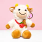 🐮🍓 Mini Vaquita de Peluche Tipo Llavero con Fresa – Dulce y Adorable ❤️ - Miniatura 1