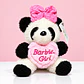 🐼🎀 Mini Panda Barbie Girl de Peluche – Dulzura y Estilo Rosa 💕 - Miniatura 1