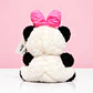 🐼🎀 Mini Panda Barbie Girl de Peluche – Dulzura y Estilo Rosa 💕 - Miniatura 3