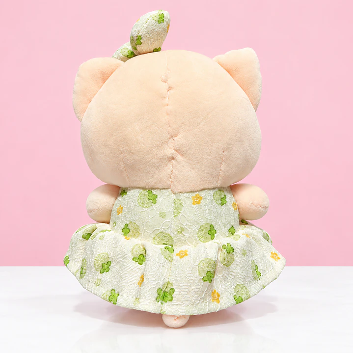 🐷🎀 Cerdita de Peluche con Vestido Floral – Dulce y Encantadora 💕 3