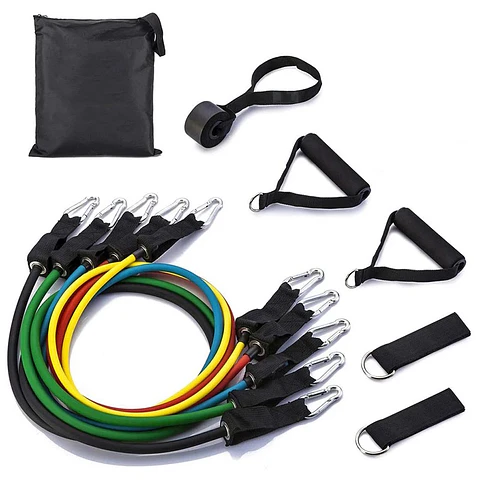 Set de Bandas de Resistencia para Entrenamiento Fitness en Casa