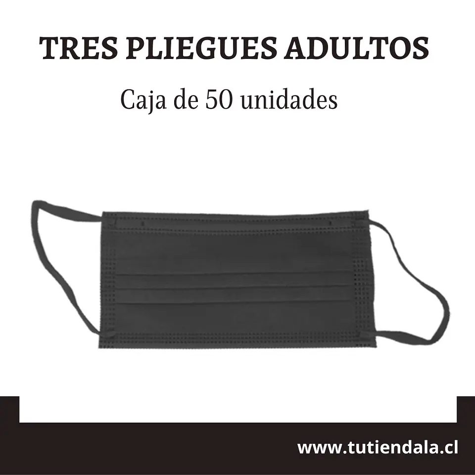 Mascarillas 3 Pliegues Adultos colores 3