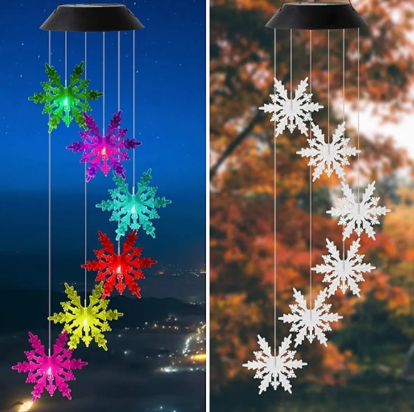  Colgante de Viento Solar LED Multicolor 13