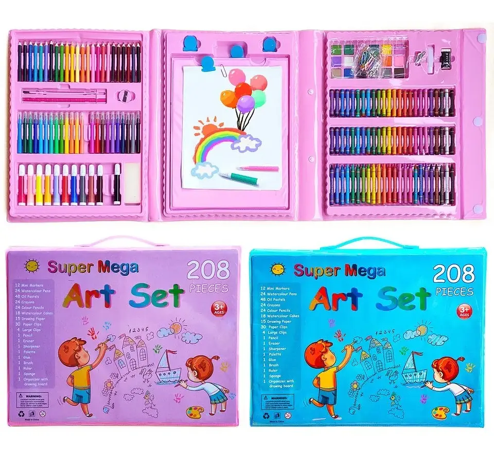 Set de 208 Piezas de Arte Para Dibujo 2