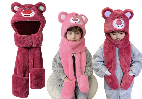  Set Gorro, Bufanda y Guantes para Niños