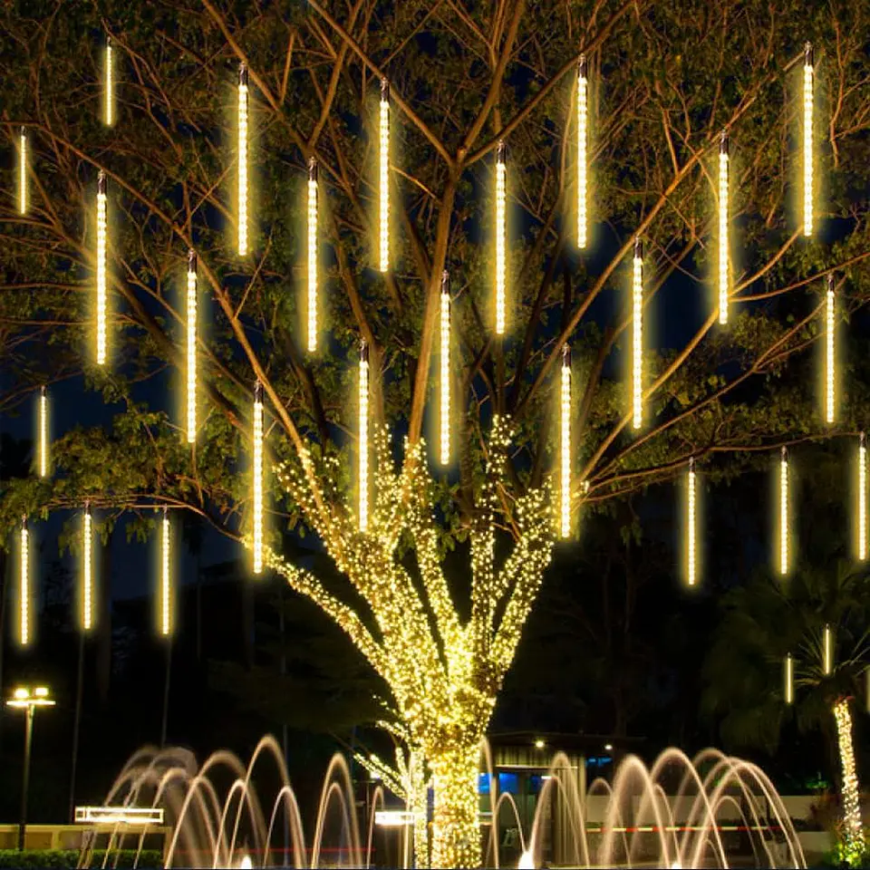 Luces Meteorito LED en Cascada 3