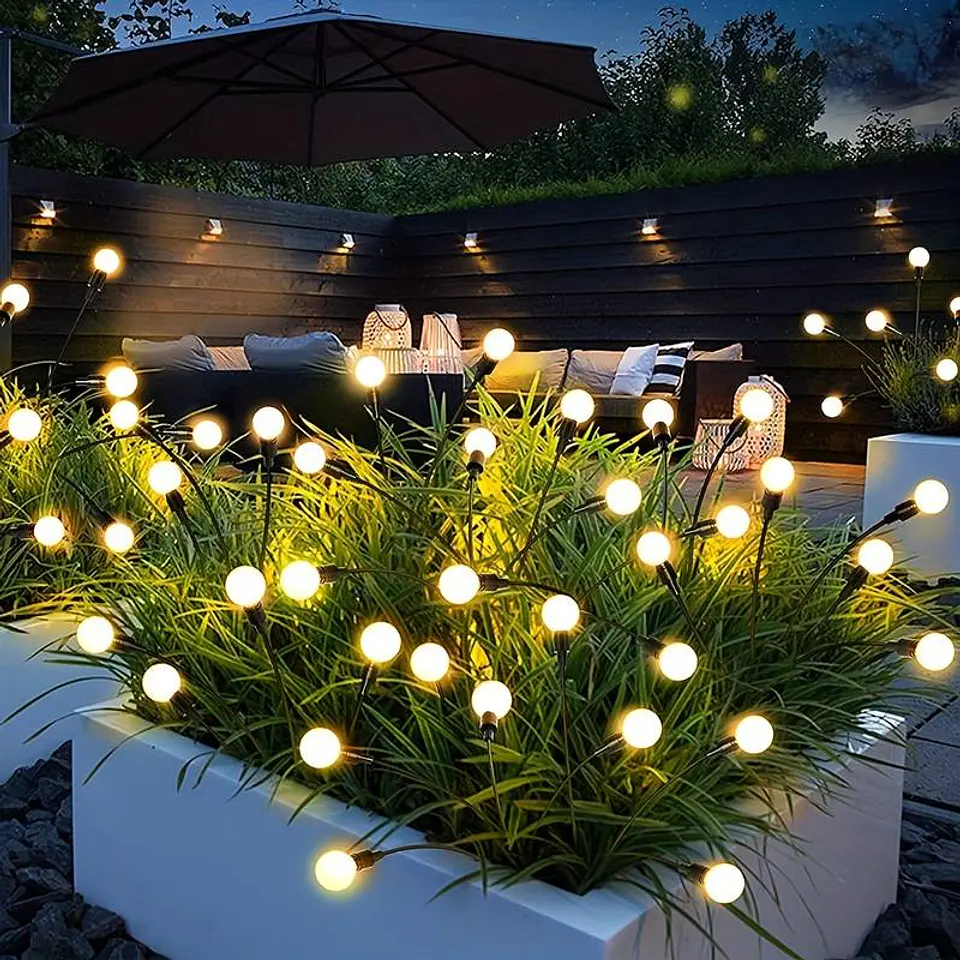 Set 6 Luces Solares para Jardín – Estacas LED Luz Cálida 7