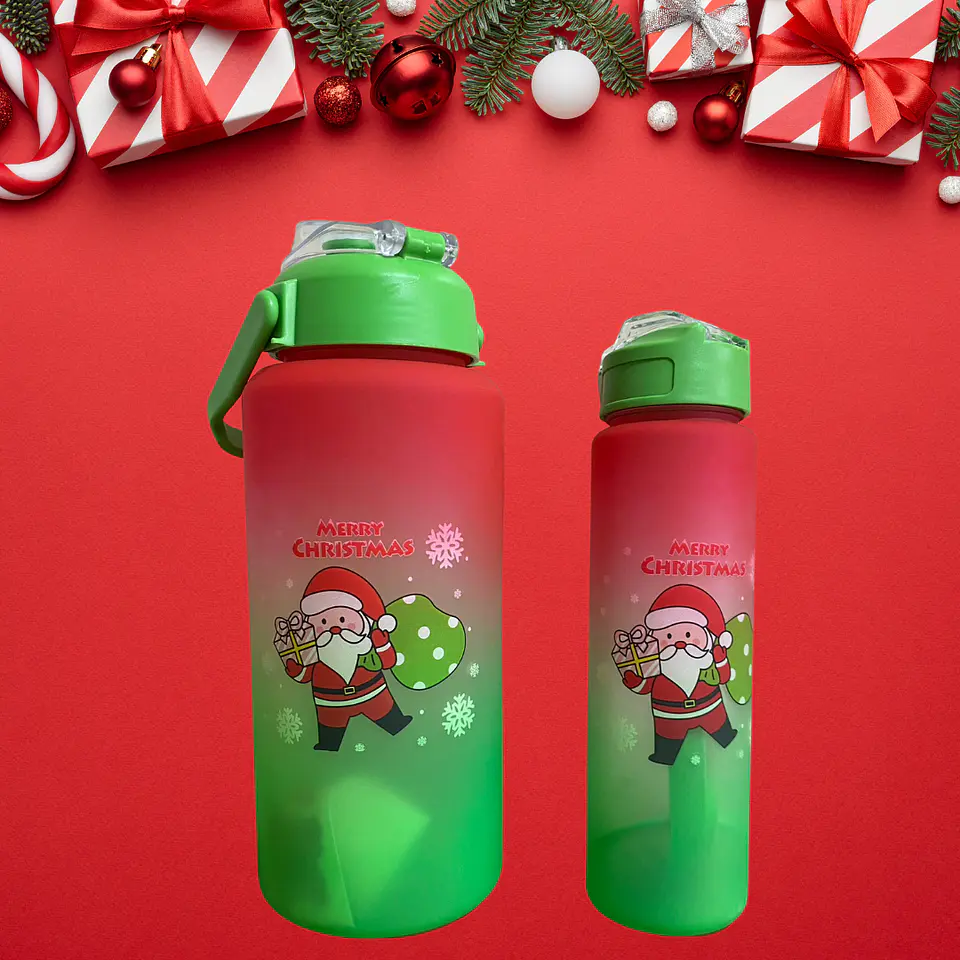 Pack botella motivacional Navidad 1