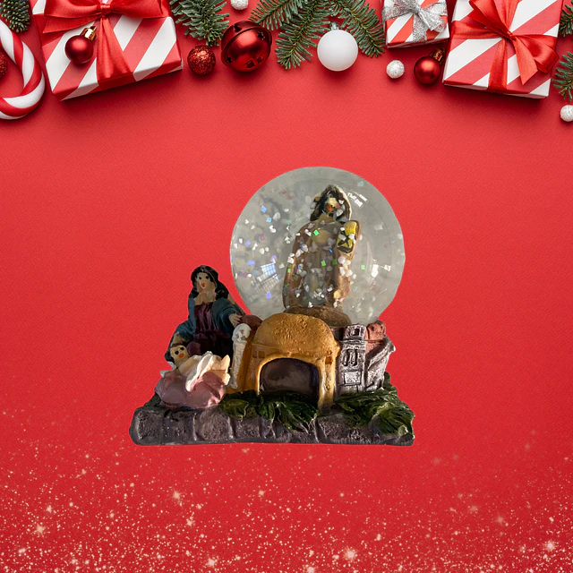 Cúpula Navidad 6 cm
