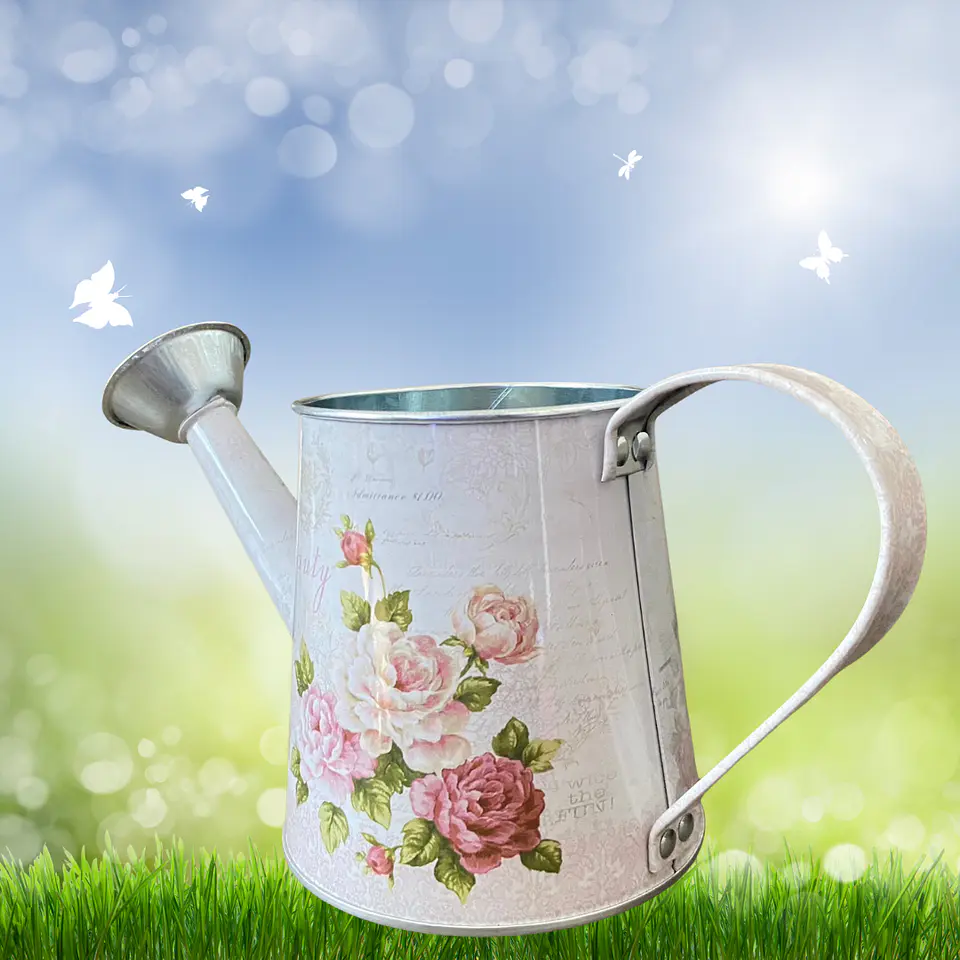 Regadera Metálica Decorativa para Plantas 4
