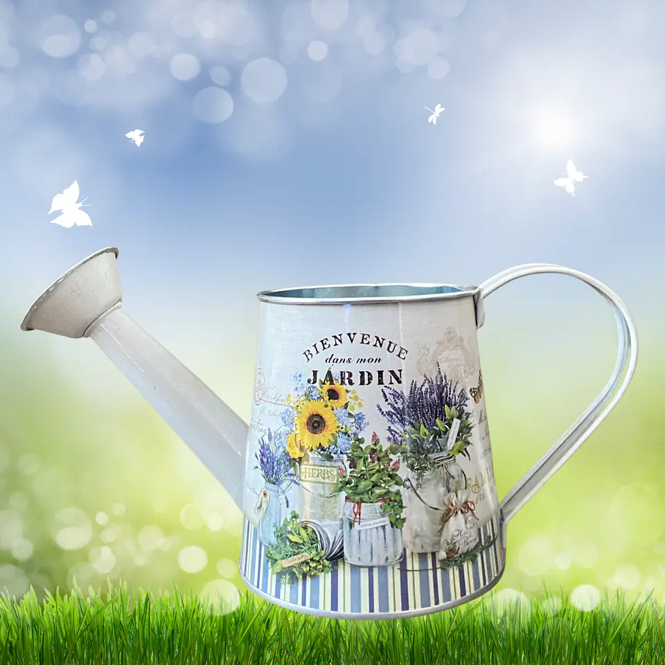 Regadera Metálica Decorativa para Plantas 5