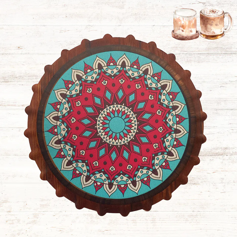 Posavasos Cerámica 6 Diseños 4