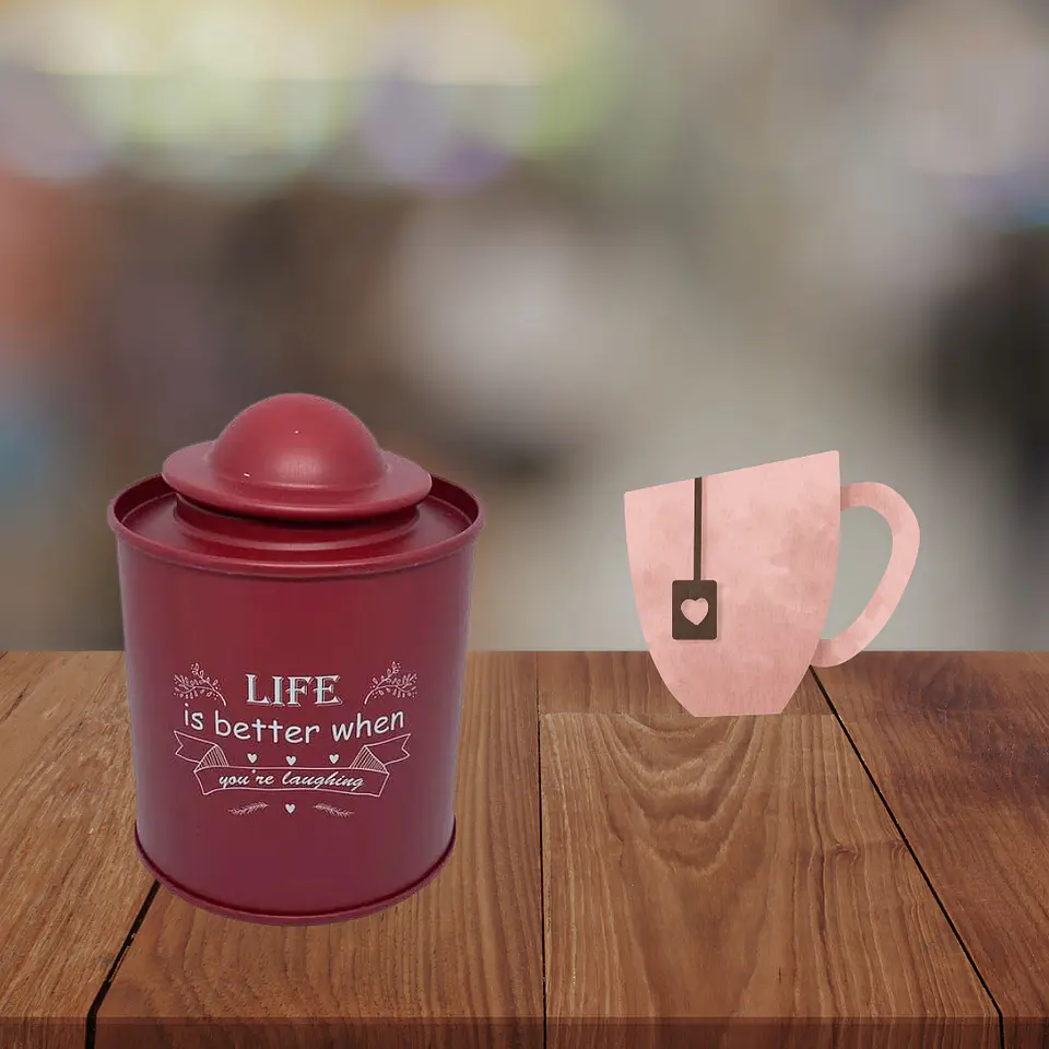 Cajita de Té Metálica 9 cm 11