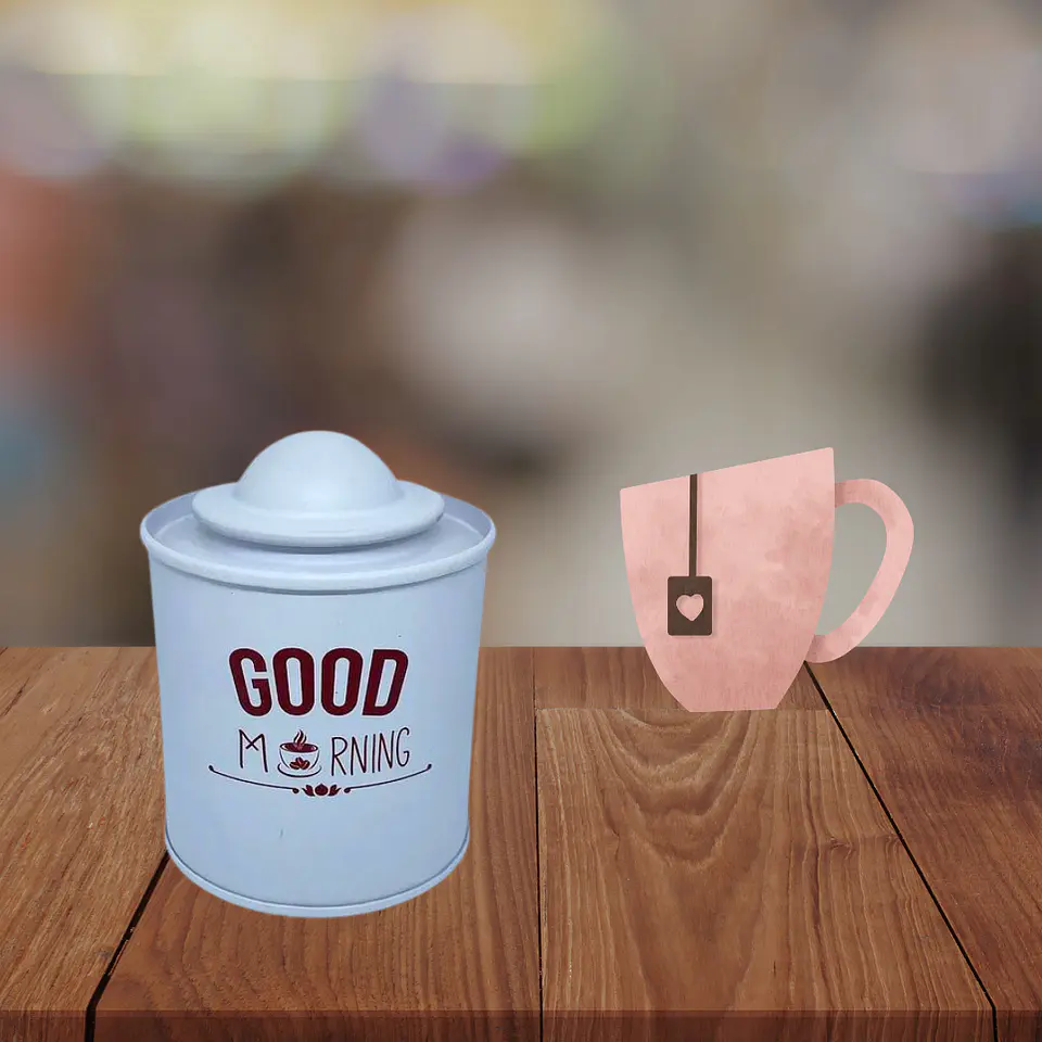 Cajita de Té Metálica 9 cm 12