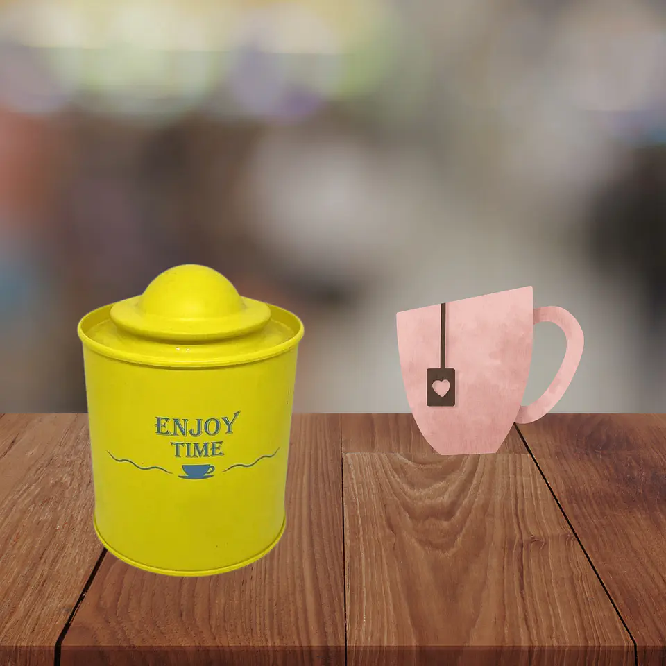 Cajita de Té Metálica 9 cm 13
