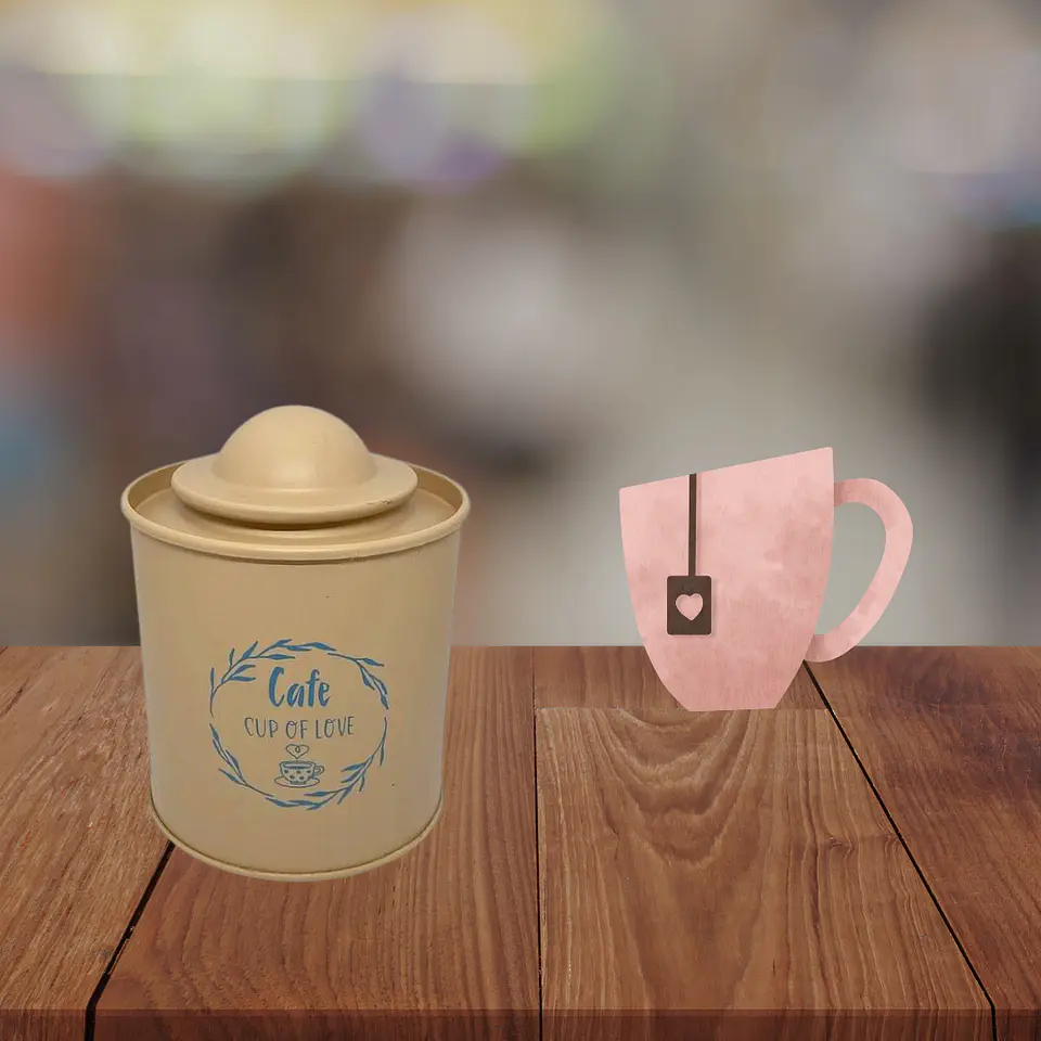 Cajita de Té Metálica 9 cm 14
