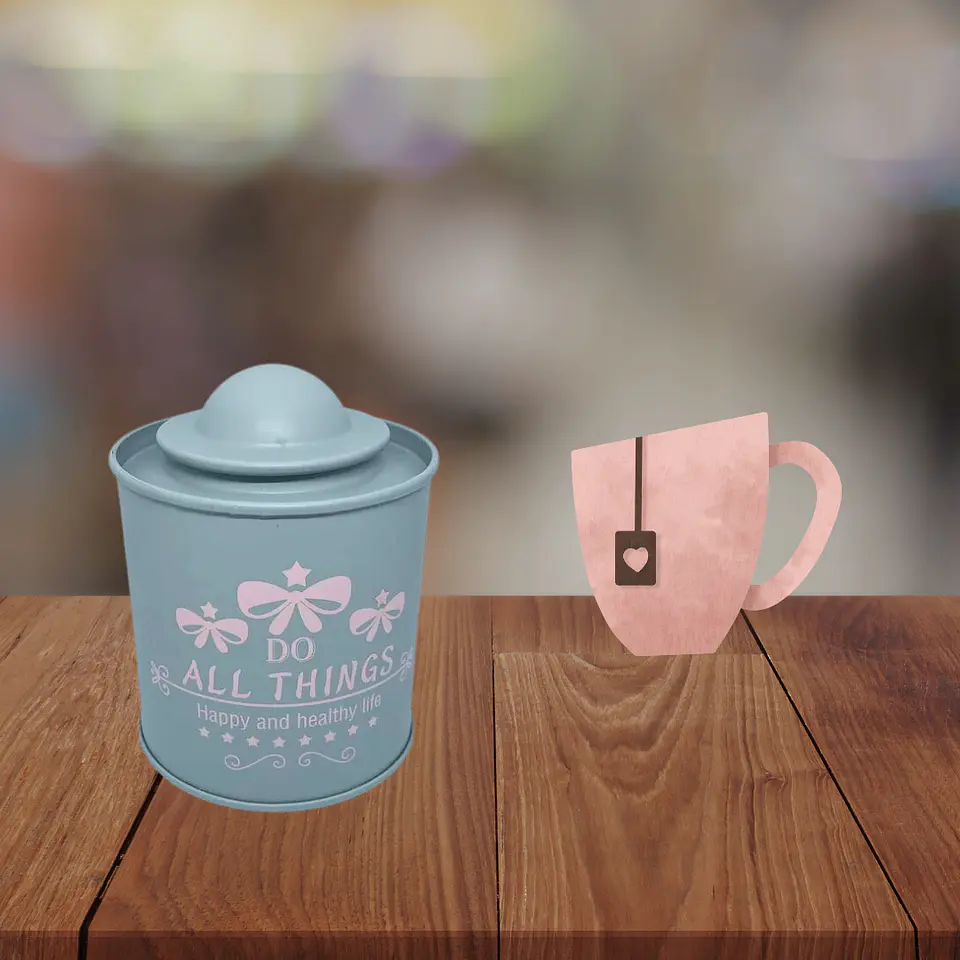 Cajita de Té Metálica 9 cm 15