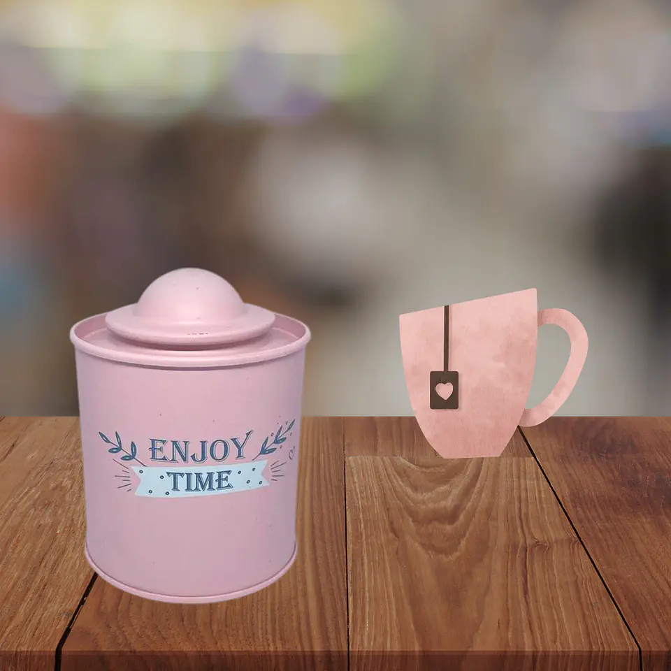 Cajita de Té Metálica 9 cm 16