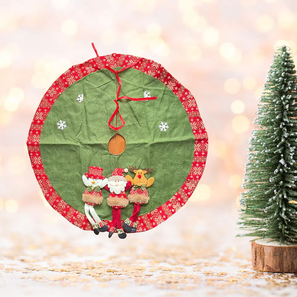 Pie de Árbol Navidad. Faldón 1