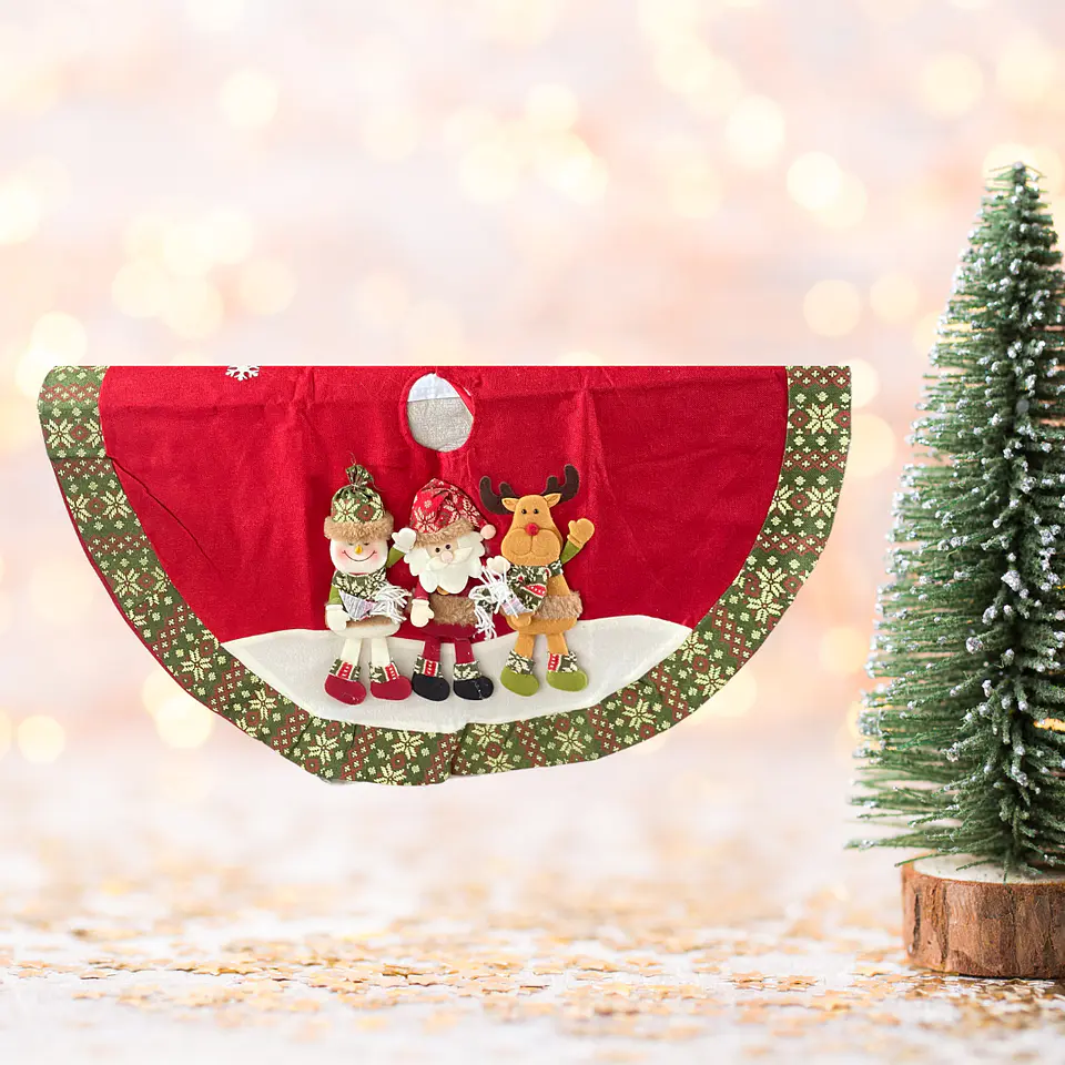Pie de Árbol Navidad. Faldón 2