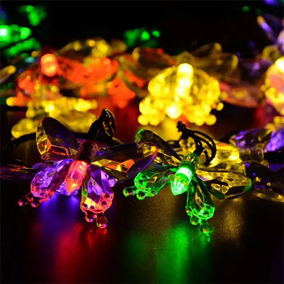 Guirnalda Solar Mariposas LED 6 Metros 3