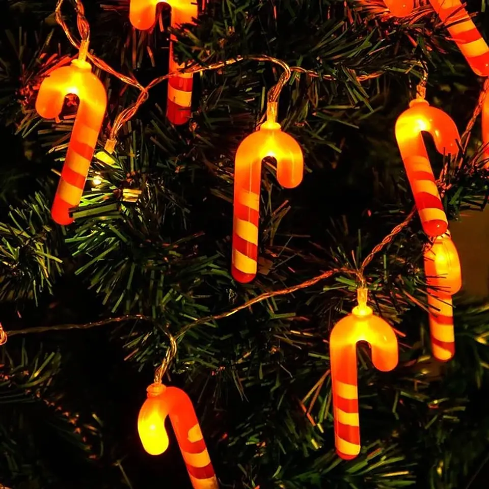 Guirnalda Solar Bastones LED 6 Metros 2