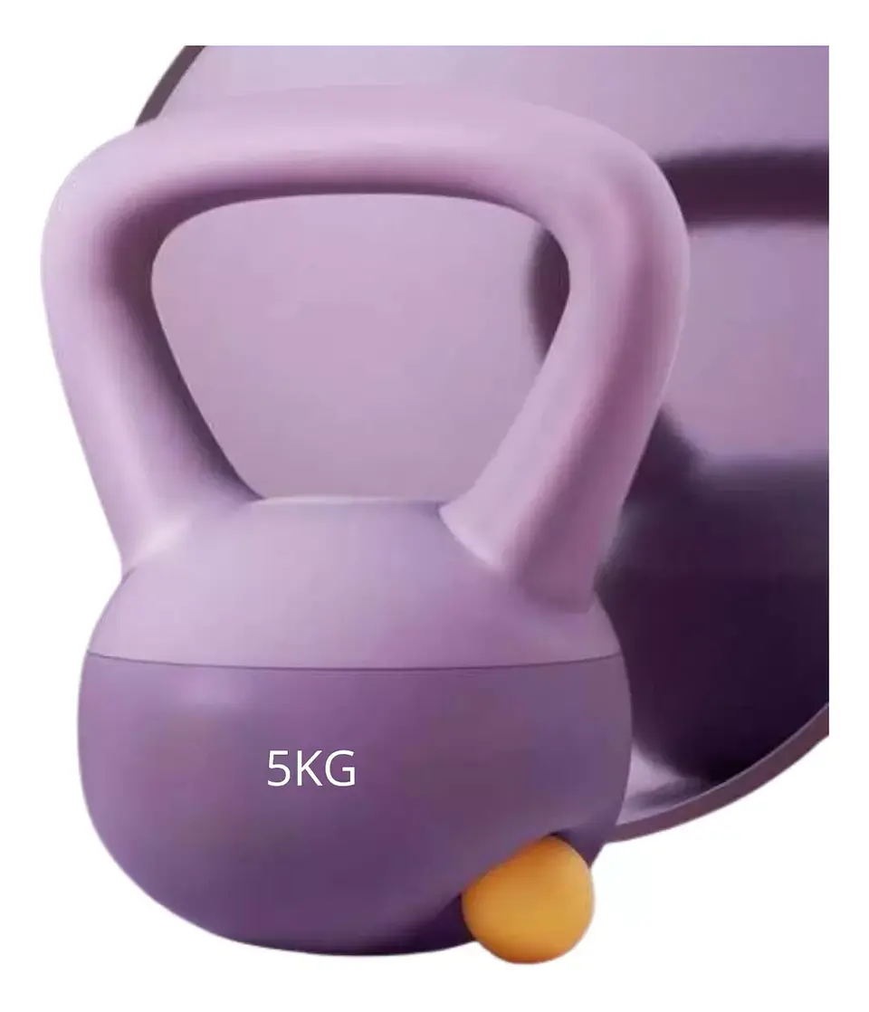 Kettlebell 5 kg Fitness – Pesa Rusa para Entrenamiento en Casa, Fuerza y Glúteos 3