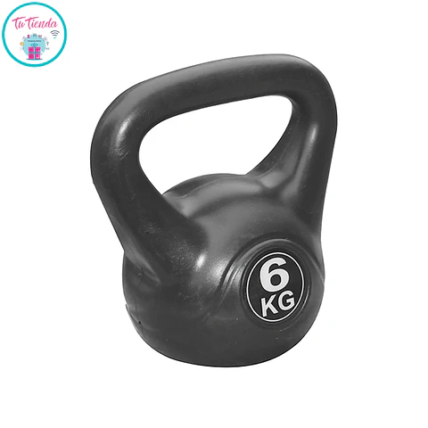 Kettlebell 6 kg Pesa Rusa para Entrenamiento Funcional y Fitness en Casa