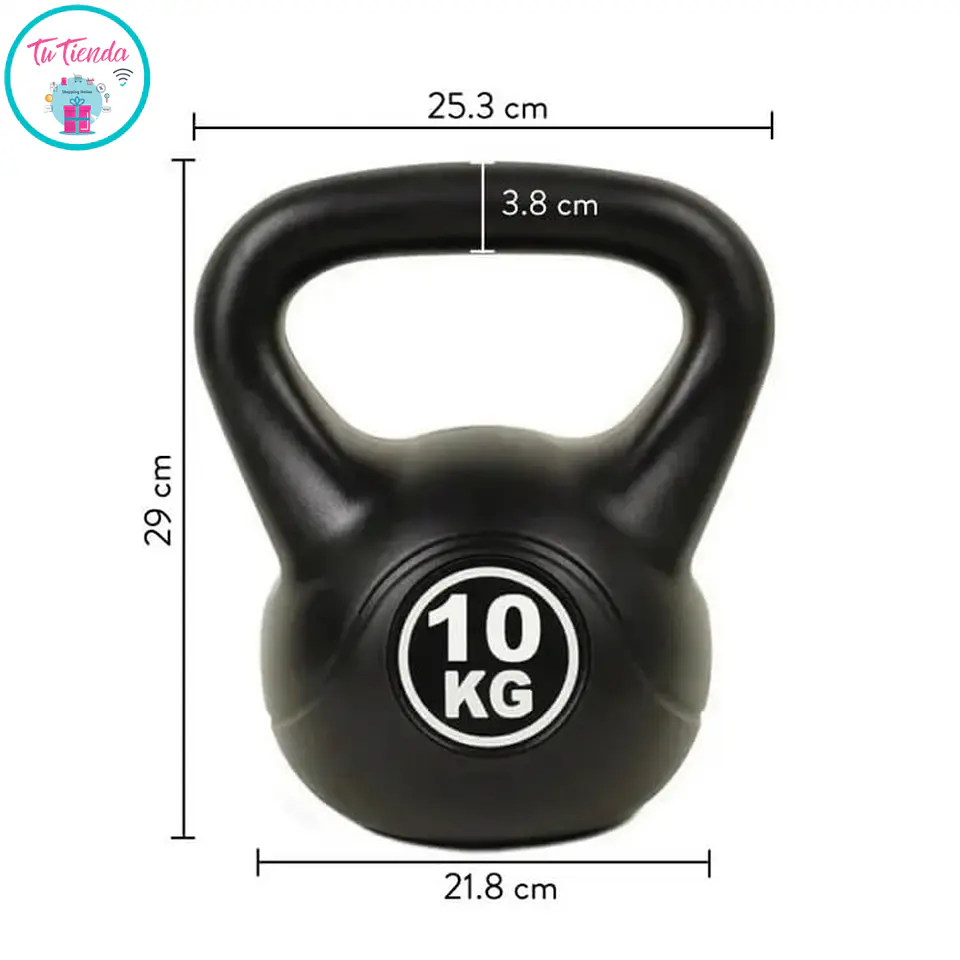 Kettlebell 10 kg Pesa Rusa para Entrenamiento Funcional Avanzado y Fuerza 3