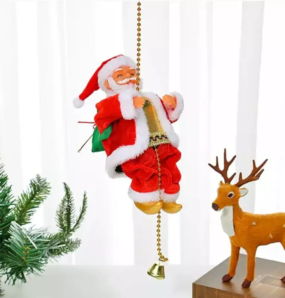 Viejito Pascuero Escalador Musical 30 cm 3