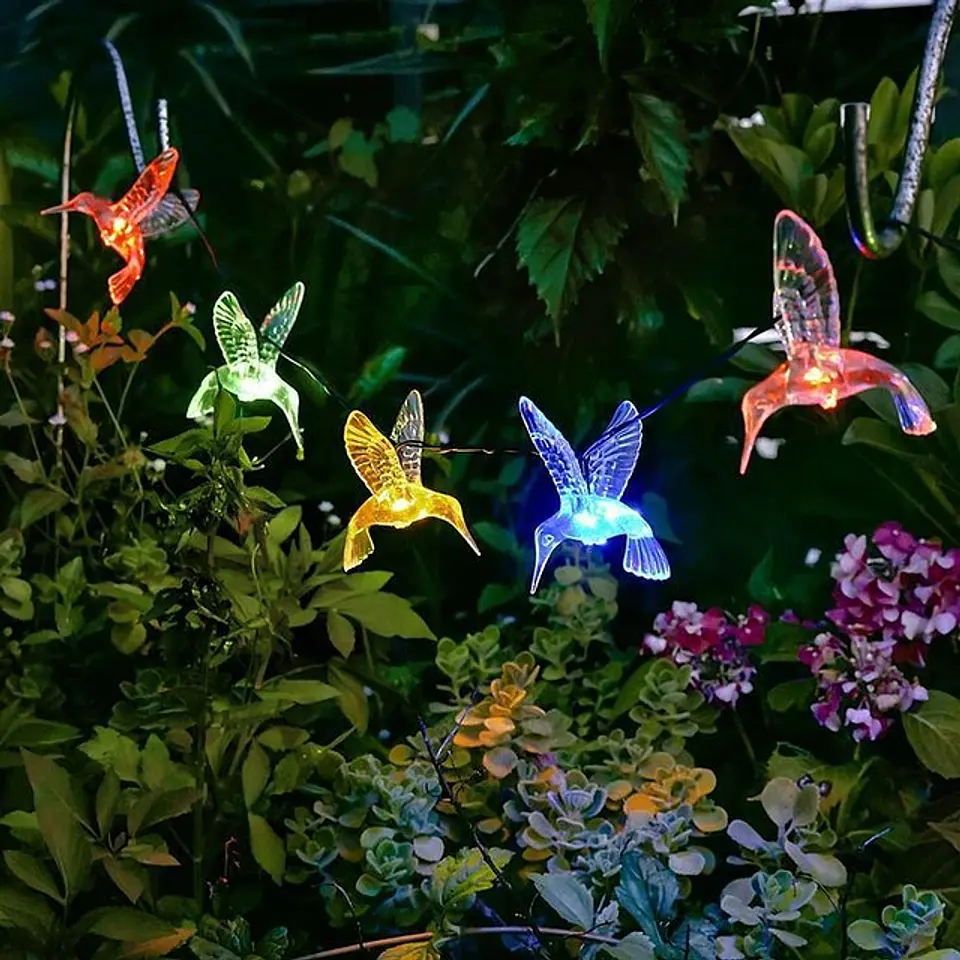 Guirnalda Solar Colibríes LED 5 Metros 4