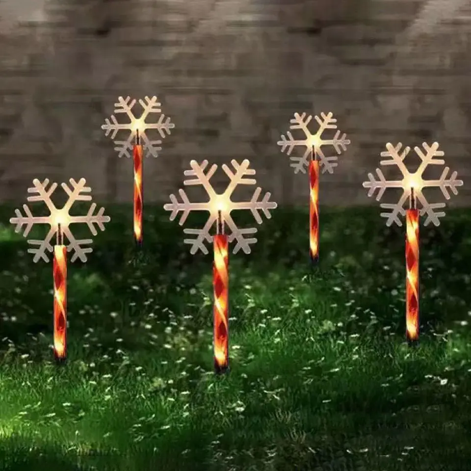 Estacas Solares Navideñas Diseños  5