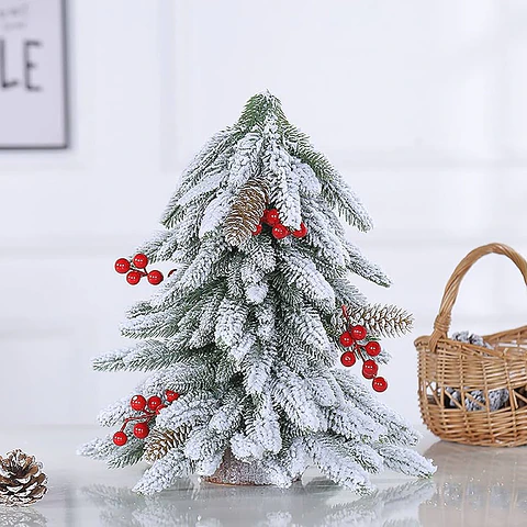 Árbol de Navidad 40 cm. Incluye luz hada