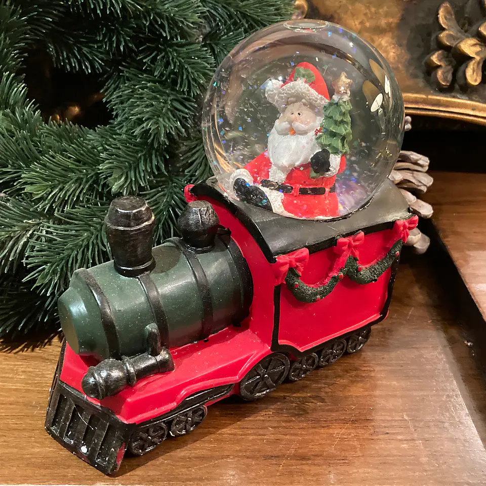 Locomotora Navidad con Luz LED 2