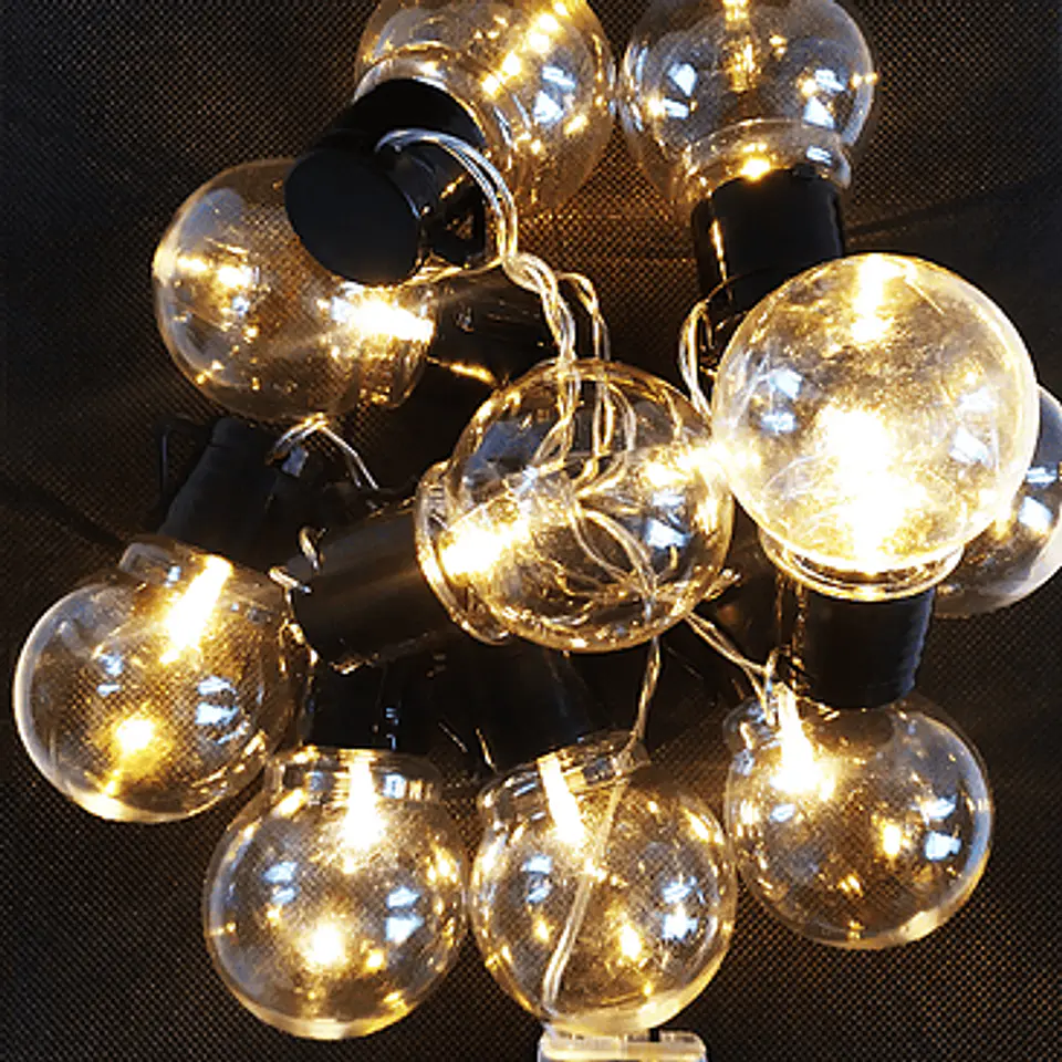 Guirnalda Solar 20 Luces LED Luz Cálida – 3 Metros 3