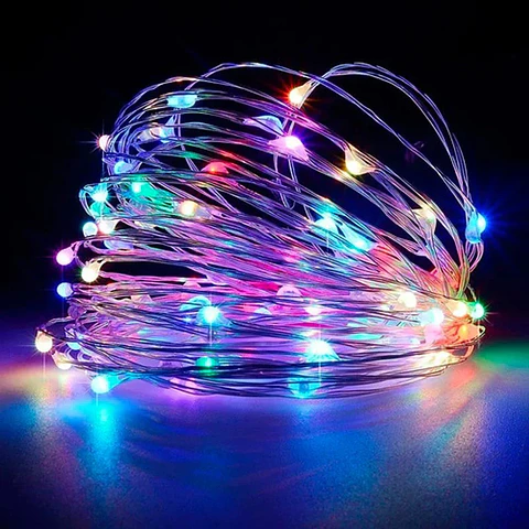 Luz Hada Solar Multicolor LED