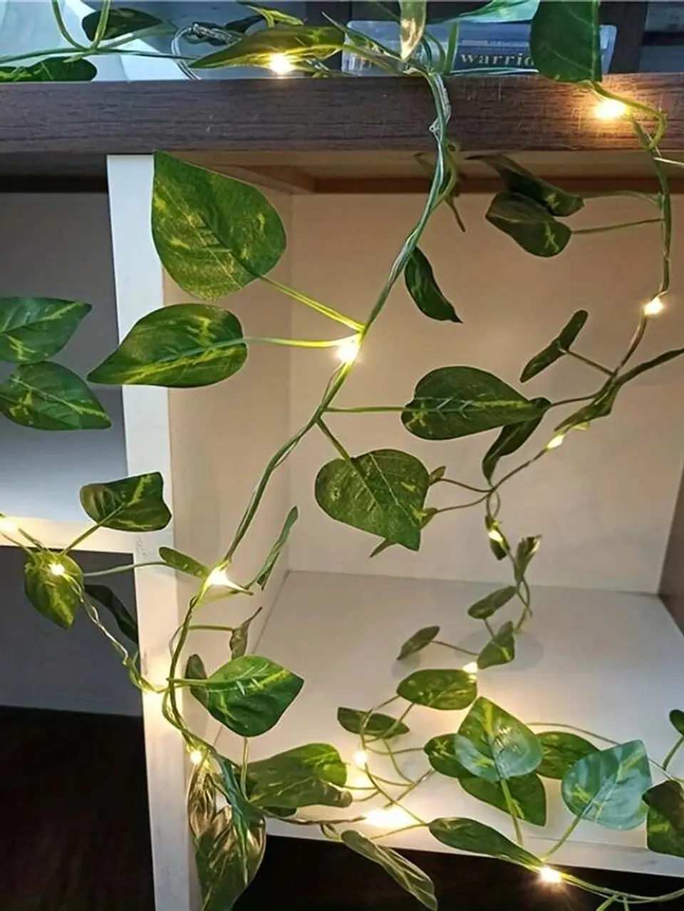 Guirnalda Solar de Hojas LED 4 Metros – Iluminación Natural para Jardín 3